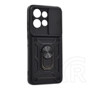 Gigapack Motorola Edge 50 Neo defender szilikon telefonvédő (ütésállóság, tartógyűrű, kameravédő) fekete