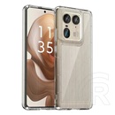 Gigapack Motorola Edge 50 Ultra szilikon telefonvédő (ütésállóság, átlátszó hátlap) átlátszó