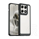 Gigapack Motorola Edge 70 Pro szilikon telefonvédő (ütésállóság, átlátszó hátlap) fekete