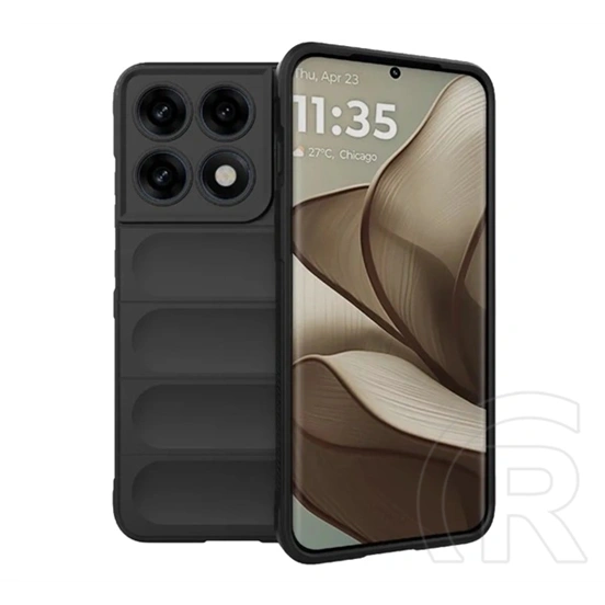 Gigapack Motorola Edge 70 Pro szilikon telefonvédő (ütésállóság, kameravédő, 3d) fekete