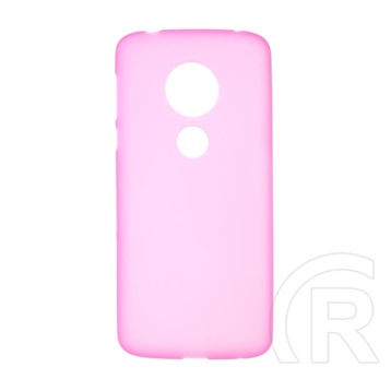 Gigapack Motorola Moto E5 szilikon telefonvédő (matt, rózsaszín)