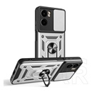 Gigapack Motorola Moto G05 (XT2523) defender szilikon telefonvédő (ütésállóság, tartógyűrű, kameravédő) ezüst