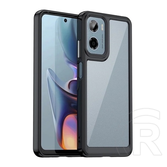 Gigapack Motorola Moto G05 (XT2523) szilikon telefonvédő (ütésállóság, átlátszó hátlap) fekete