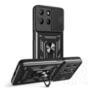 Gigapack Motorola Moto G15 (XT2521) defender szilikon telefonvédő (ütésállóság, tartógyűrű, kameravédő) fekete