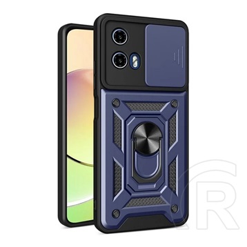 Gigapack Motorola Moto G24  defender műanyag telefonvédő (ütésállóság, szilikon belső, tartógyűrű, kameravédő) sötétkék