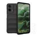 Gigapack Motorola Moto G35 5G (XT2433) szilikon telefonvédő (ütésállóság, kameravédő, 3d) fekete