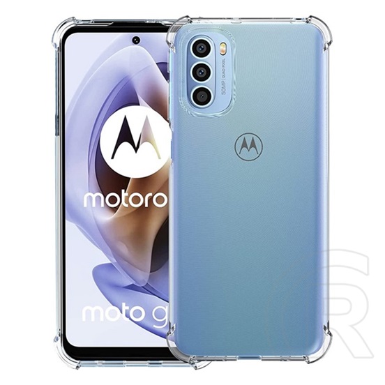 Gigapack Motorola Moto G41 (XT2167) szilikon telefonvédő (közepesen ütésálló, légpárnás sarok) átlátszó