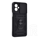 Gigapack Motorola Moto G55 5G (XT2435) defender szilikon telefonvédő (ütésállóság, tartógyűrű, kameravédő) fekete