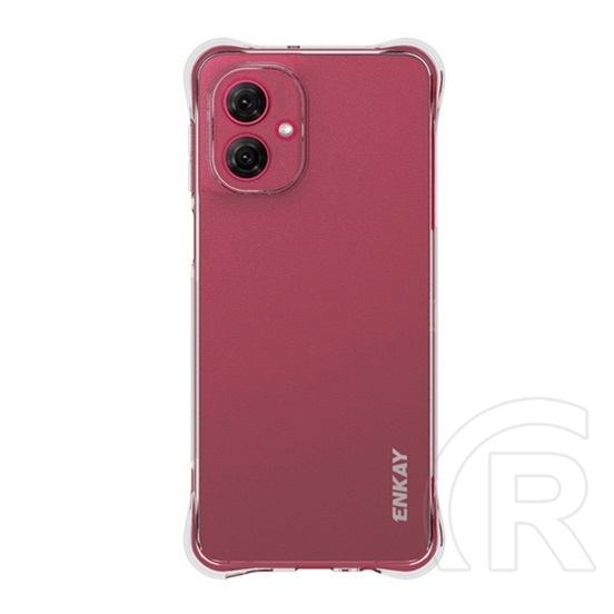 Gigapack Motorola Moto G55 szilikon telefonvédő (ütésállóság, légpárnás sarok) átlátszó