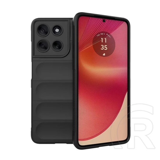 Gigapack Motorola Moto G56 5G (XT2529) szilikon telefonvédő (ütésállóság, kameravédő, 3d) fekete