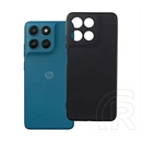 Gigapack Motorola Moto G57 Power 5G szilikon telefonvédő (matt, plüss karcolásmentesítő belső, prémium) fekete