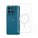 Gigapack Motorola Moto G57 Power 5G szilikon telefonvédő (ütésállóság, légpárnás sarok, mágneses) átlátszó