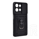 Gigapack Motorola Moto G75 5G (XT2437) defender szilikon telefonvédő (ütésállóság, tartógyűrű, kameravédő) fekete