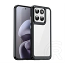 Gigapack Motorola Moto G77 5G szilikon telefonvédő (ütésállóság, átlátszó hátlap) fekete