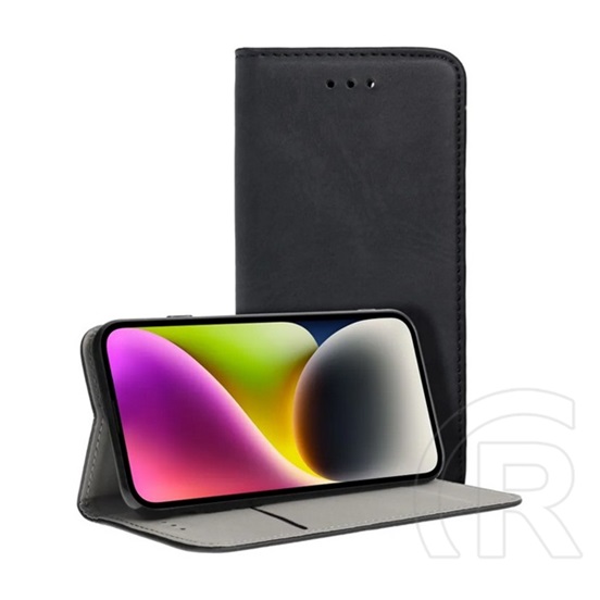 Gigapack Motorola Moto G82 (XT2225) tok álló, bőr hatású (flip, asztali tartó funkció) fekete