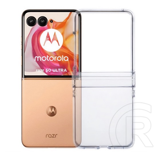 Gigapack Motorola Razr 50 Ultra műanyag telefonvédő átlátszó