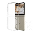 Gigapack Motorola Razr 50 szilikon telefonvédő (ütésállóság, átlátszó hátlap) átlátszó