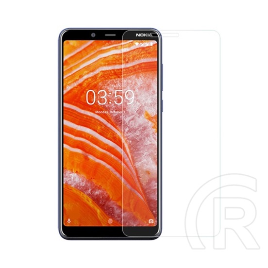 Gigapack Nokia 3.1 Plus Képernyővédő üveg (2.5D lekerekített szél, karcálló, 9H, NEM íves) átlátszó