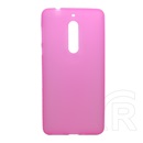 Gigapack Nokia 5 szilikon telefonvédő (matt, rózsaszín)