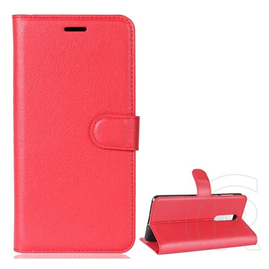 Gigapack Nokia 8 tok álló (Flip, oldalra nyíló, prémium) piros