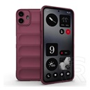 Gigapack Nothing CMF Phone 1 szilikon telefonvédő (ütésállóság, kameravédő, 3d) bordó