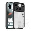 Gigapack Nothing Phone (3) szilikon telefonvédő (ütésállóság, átlátszó hátlap) fekete