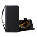 Gigapack Nothing Phone (3a) Lite tok álló, bőr hatású (flip, oldalra nyíló, asztali tartó, prémium + kézpánt) fekete