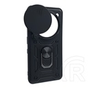 Gigapack Nothing Phone (3a) Pro defender szilikon telefonvédő (ütésállóság, tartógyűrű, kameravédő) fekete