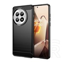 Gigapack OnePlus 13 5G szilikon telefonvédő (ütésállóság, légpárnás sarok, szálcsiszolt, karbon minta) fekete