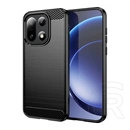 Gigapack OnePlus 15 szilikon telefonvédő (ütésállóság, légpárnás sarok, szálcsiszolt, karbon minta) fekete