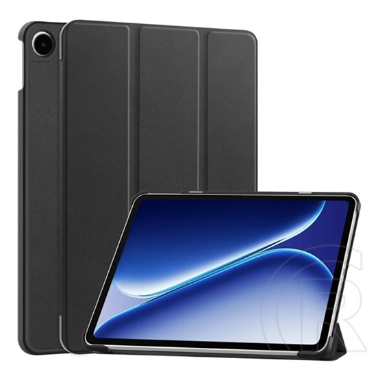 Gigapack OnePlus Pad Go 2 WiFi tok álló, bőr hatású (aktív flip, oldalra nyíló, trifold, asztali tartó) fekete