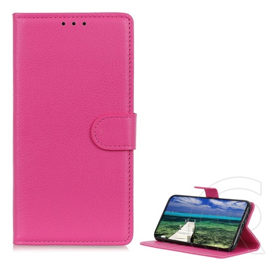 Gigapack Oneplus Nord 3 5G tok álló, bőr hatású (flip, oldalra nyíló, asztali tartó funkció, prémium) rózsaszín