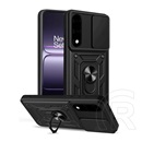 Gigapack Oneplus Nord 5 defender szilikon telefonvédő (ütésállóság, tartógyűrű, kameravédő) fekete