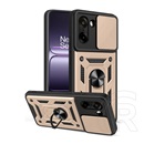 Gigapack Oneplus Nord CE5 defender szilikon telefonvédő (ütésállóság, tartógyűrű, kameravédő) arany