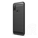 Gigapack Oppo A31 szilikon telefonvédő (közepesen ütésálló, szálcsiszolt, karbon minta) fekete