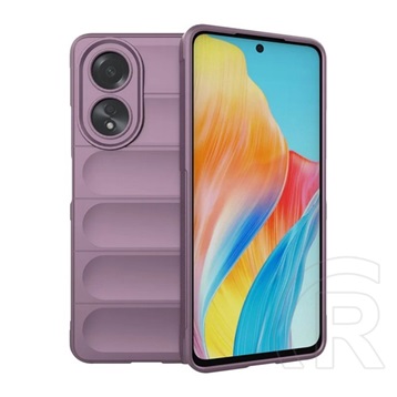 Gigapack Oppo A58 4G szilikon telefonvédő (ütésállóság, kameravédő, 3d) lila