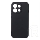 Gigapack Oppo Reno16 F szilikon telefonvédő (matt, mikrofiber plüss karcolásmentesítő belső, prémium) fekete