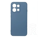 Gigapack Oppo Reno16 F szilikon telefonvédő (matt, mikrofiber plüss karcolásmentesítő belső, prémium) sötétkék