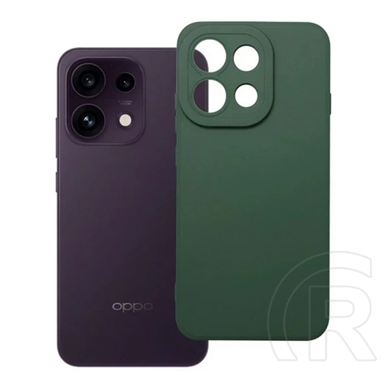 Gigapack Oppo Reno16 F szilikon telefonvédő (matt) sötétzöld