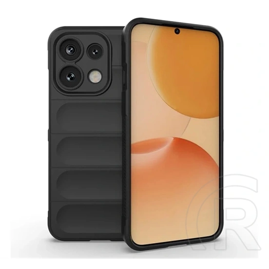 Gigapack Oppo Reno16 F szilikon telefonvédő (ütésállóság, kameravédő, 3d) fekete