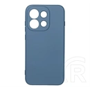 Gigapack Oppo Reno16 Pro szilikon telefonvédő (matt, mikrofiber plüss karcolásmentesítő belső, prémium) sötétkék