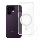 Gigapack Oppo Reno16 Pro szilikon telefonvédő (ütésállóság, légpárnás sarok, magsafe) átlátszó
