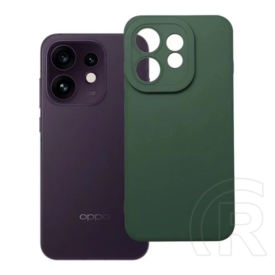 Gigapack Oppo Reno16 szilikon telefonvédő (matt) sötétzöld