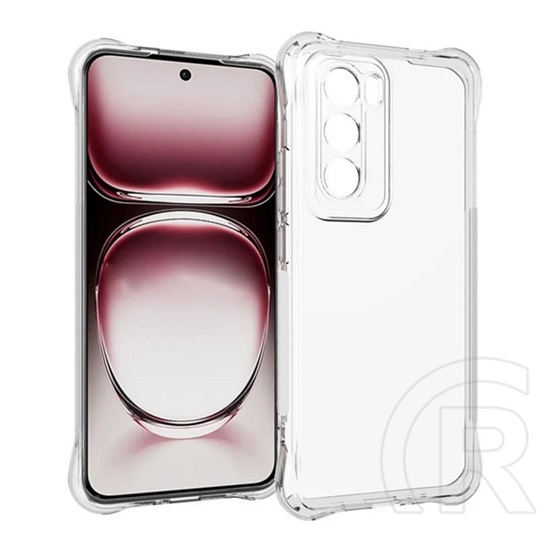 Gigapack Oppo Reno 12 5G szilikon telefonvédő (ütésállóság, légpárnás sarok) átlátszó