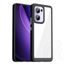 Gigapack Oppo Reno 13 F 5G szilikon telefonvédő (ütésállóság, átlátszó hátlap) fekete