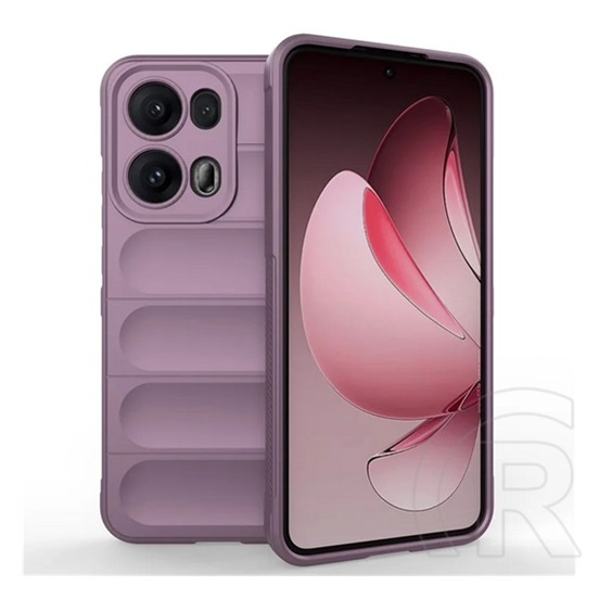 Gigapack Oppo Reno 13 Pro szilikon telefonvédő (ütésállóság, kameravédő, 3d) lila