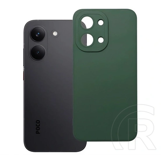 Gigapack Poco X8 Pro Max szilikon telefonvédő (matt) sötétzöld