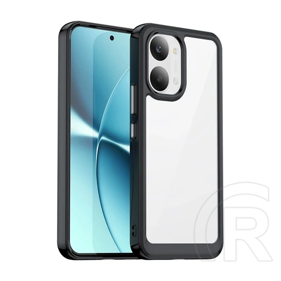 Gigapack Poco X8 Pro Max szilikon telefonvédő (ütésállóság, átlátszó hátlap) fekete