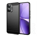 Gigapack Poco X8 Pro Max szilikon telefonvédő (ütésállóság, légpárnás sarok, szálcsiszolt, karbon minta) fekete