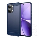 Gigapack Poco X8 Pro Max szilikon telefonvédő (ütésállóság, légpárnás sarok, szálcsiszolt, karbon minta) sötétkék